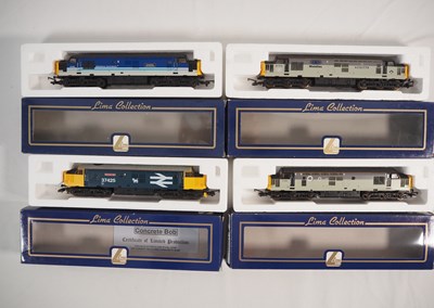 Lot 366 - LIMA OO gauge Class 37 diesel locomotives in...