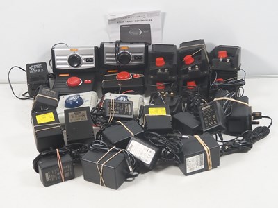 Lot 407 - A crate of modern model railway controllers...