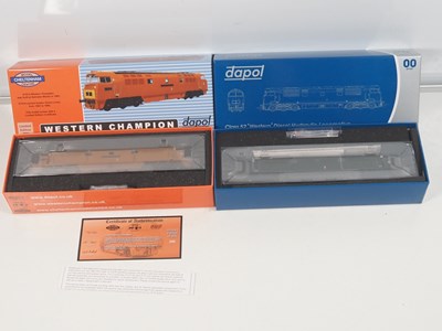 Lot 420 - DAPOL OO gauge pair of class 52 (Western)...