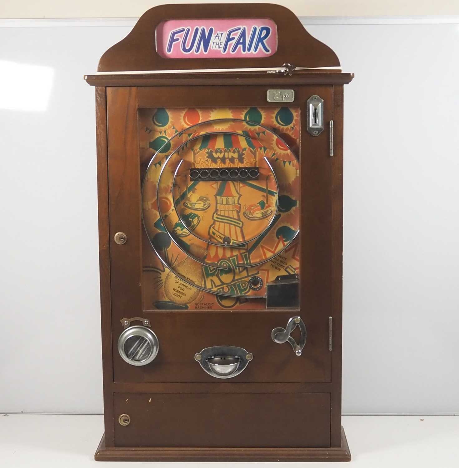 Lot 452 - Reproduction wall-mounted 'Allwin Type' penny...