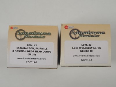 Lot 514 - LANSDOWNE 1:43 scale hand-built white metal...