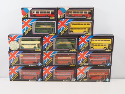 Lot 523 - SOLIDO 1:50 scale diecast buses, various types...