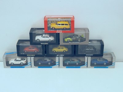 Lot 532 - MINICHAMPS 1:43 scale diecast cars - mixed...