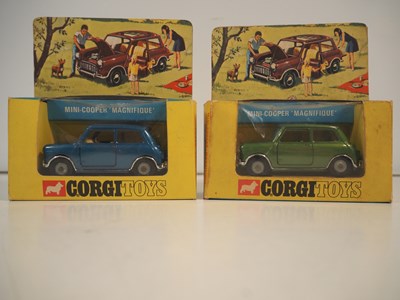 Lot 544 - CORGI pair of 334 diecast Mini-Cooper...