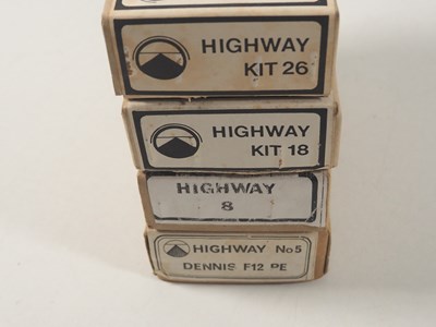 Lot 613 - HIGHWAY MODELS 1:76 scale unbuilt white metal...