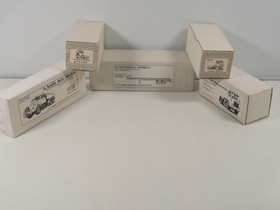 Lot 629 - 1:50 and 1:48 scale unbuilt white metal kits,...
