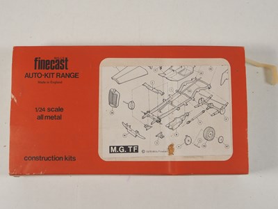 Lot 642 - AUTO-KIT - group of 1:24 scale unbuilt white...