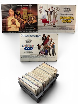 Lot 55 - A massive line-up of UK Quad film posters for...
