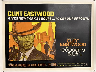 Lot 171 - COOGANS BLUFF (1968) UK Quad film poster for...