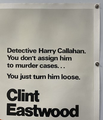 Lot 182 - DIRTY HARRY (1971) UK Quad film poster, first...