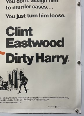 Lot 182 - DIRTY HARRY (1971) UK Quad film poster, first...