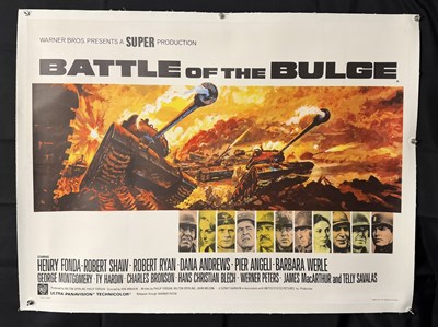 Lot 262 - BATTLE OF THE BULGE (1966) UK Quad film poster...