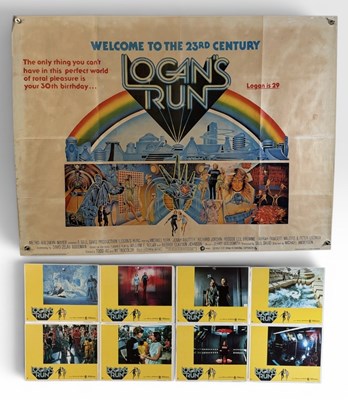 Lot 371 - LOGANS RUN (1976) UK quad film poster for the...