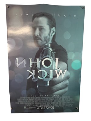 Lot 137 - JOHN WICK (2014) US one sheet, one of the most...
