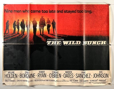 Lot 236 - THE WILD BUNCH (1969) UK quad film poster from...