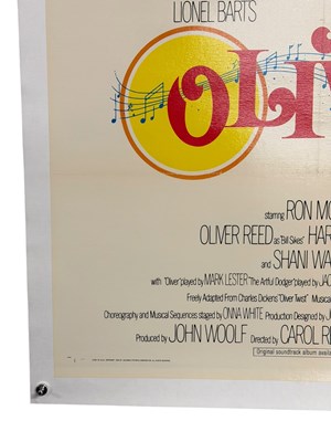 Lot 39 - OLIVER! (1968) A UK Quad film poster, post...
