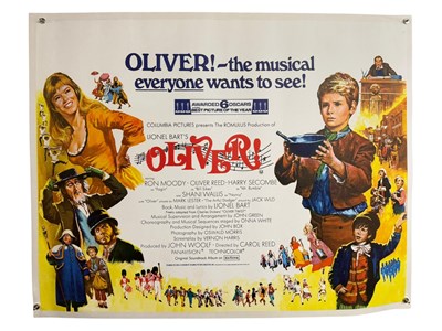 Lot 39 - OLIVER! (1968) A UK Quad film poster, post...