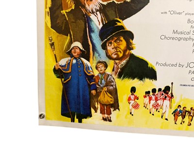 Lot 39 - OLIVER! (1968) A UK Quad film poster, post...