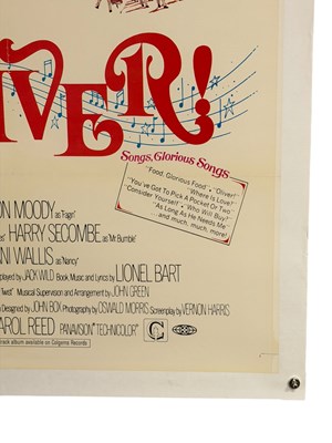 Lot 39 - OLIVER! (1968) A UK Quad film poster, post...