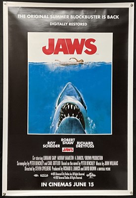 Lot 472 - JAWS (1975) US one sheet from the 2012...