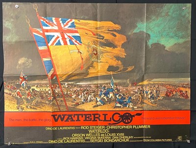 Lot 261 - WATERLOO (1970) UK Quad Film Poster with...