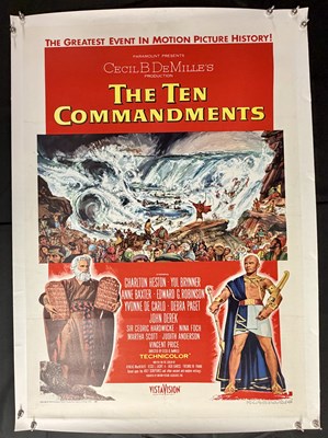 Lot 273 - THE TEN COMMANDMENTS (1956) US one sheet,...