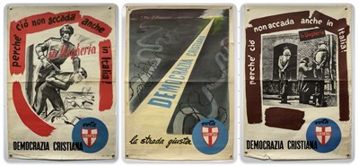 Lot 62 - A trio of Italian Christian Democratic party...