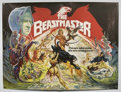 Lot 208 - BEASTMASTER (1982) UK Quad film poster,...
