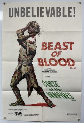 Lot 486 - BEAST OF BLOOD / CURSE OF THE VAMPIRES (1971)...