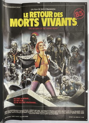 Lot 509 - RETURN OF THE LIVING DEAD (1985) French Grande...