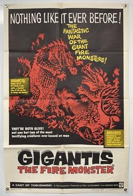 Lot 505 - GIGANTIS THE FIRE MONSTER (`1955) US one sheet...