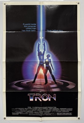 Lot 374 - TRON (1982) US one sheet film poster, Disney...