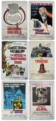 Lot 506 - A Hamlet of Haunted House Horror film posters...