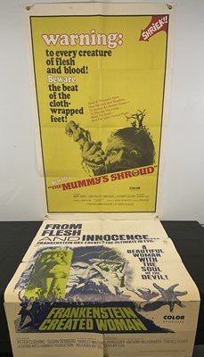 Lot 493 - A group of Horror film posters comprising...