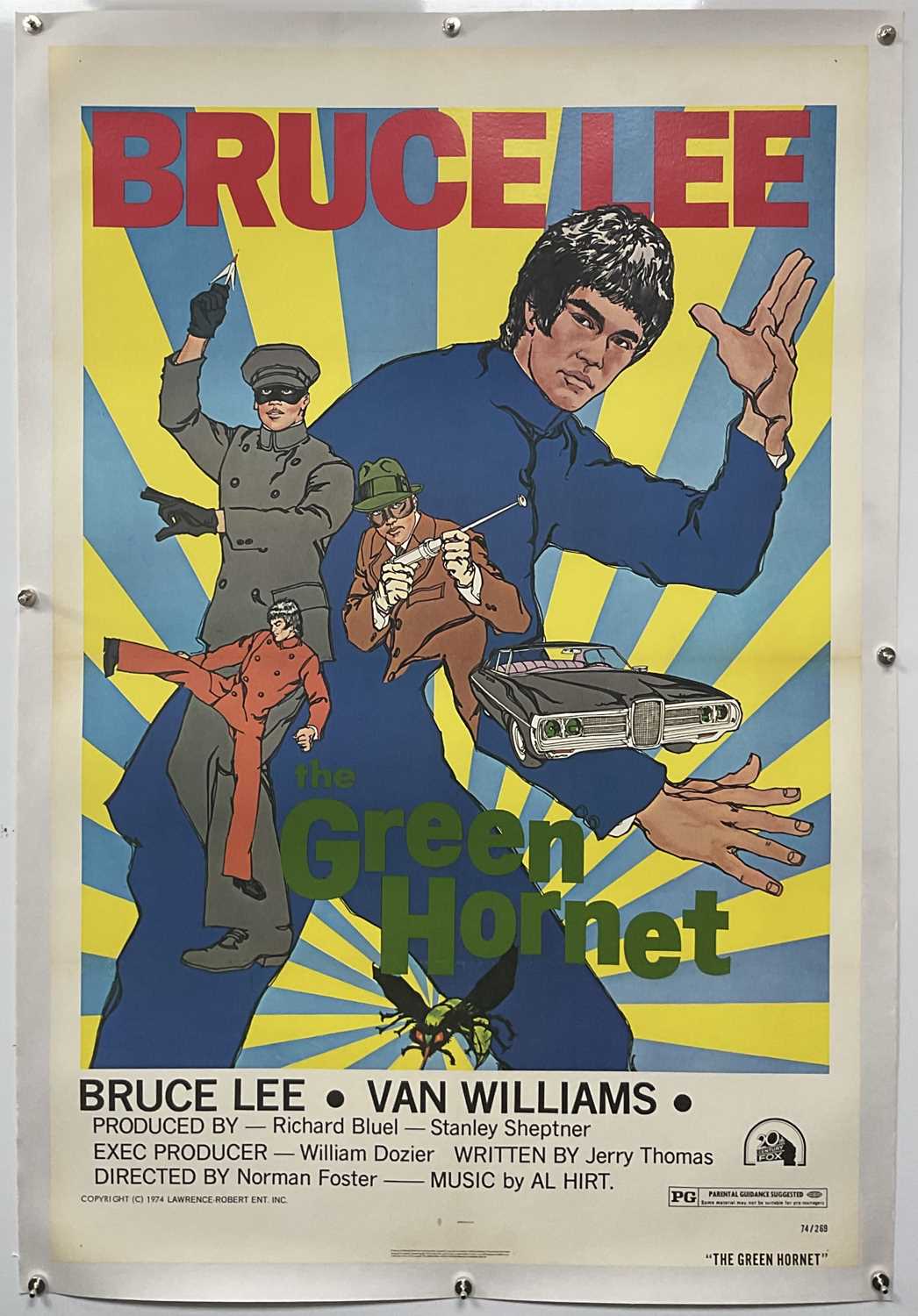 Lot 146 - THE GREEN HORNET (1974) US one sheet film