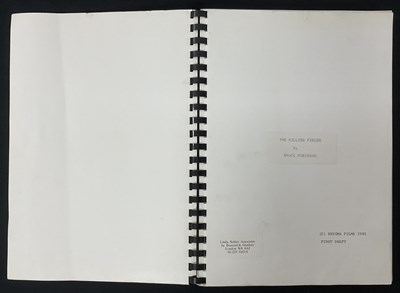 Lot 252 - THE KILLING FIELDS - A complete first draft...