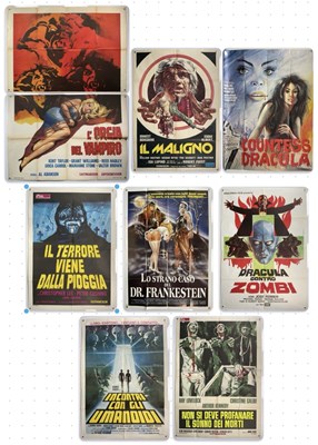 Lot 481 - A group of Italian horror film posters...