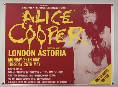 Lot 10 - ALICE COOPER Rock and Roll Carnival Tour...