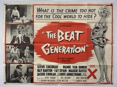 Lot 178 - THE BEAT GENERATION (1959) UK Quad film poster...