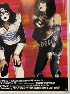 Lot 28 - KISS - ATTACK OF THE PHANTOMS (1979) UK Quad...