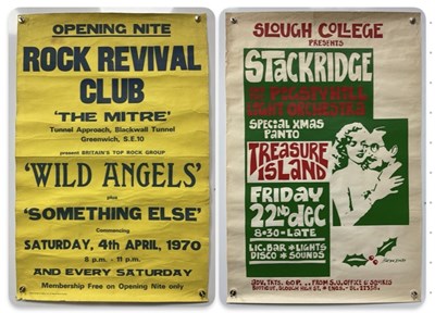 Lot 8 - A pair of double crown concert posters for...