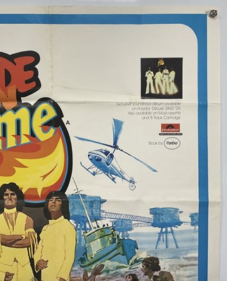 Lot 24 - SLADE IN FLAME (1974) UK Quad film poster, folded