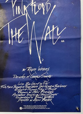 Lot 25 - PINK FLOYD - THE WALL (1982) UK Quad film...