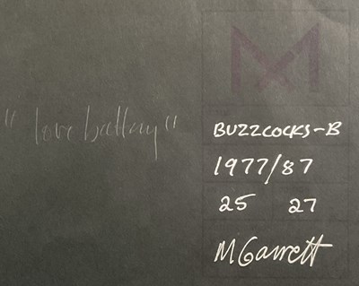 Lot 27 - THE BUZZCOCKS / MALCOLM GARRET Limited Edition...
