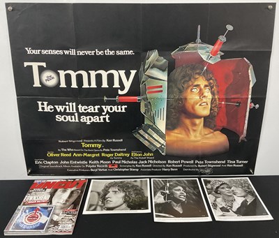 Lot 26 - TOMMY (1975) The Who UK Quad film poster...