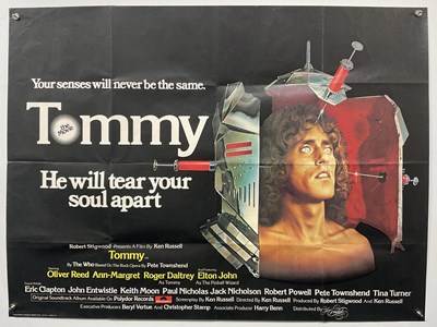 Lot 26 - TOMMY (1975) The Who UK Quad film poster...