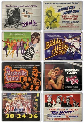 Lot 40 - A selection of Music related UK Quad film...