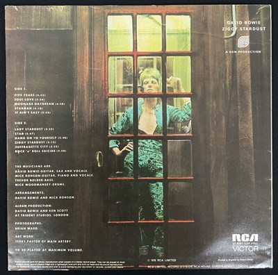 Lot 13 - DAVID BOWIE - ZIGGY STARDUST, early US...