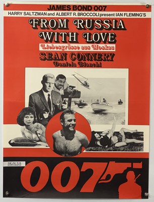 Lot 327 - FROM RUSSIA WITH LOVE (1963) Swiss film poster,...