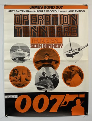 Lot 329 - THUNDERBALL (1965) Swiss film poster, 1970s re-...